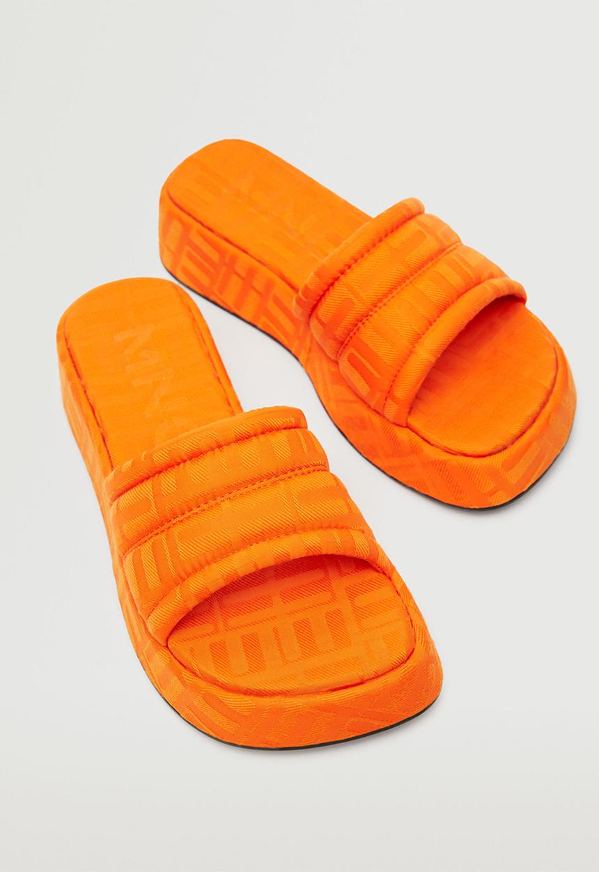 MANGO - Paddi1 flatform slide - orange