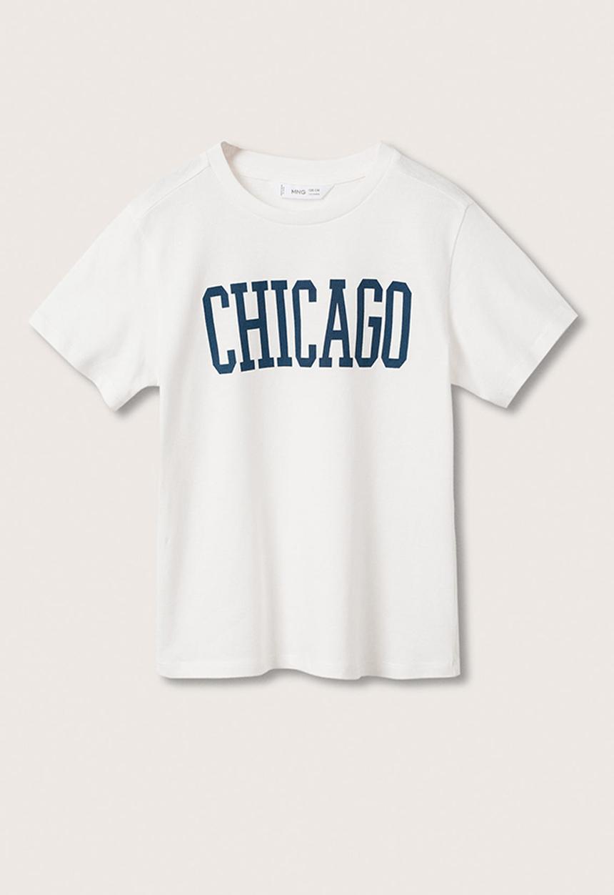 MANGO - T-shirt boston - white
