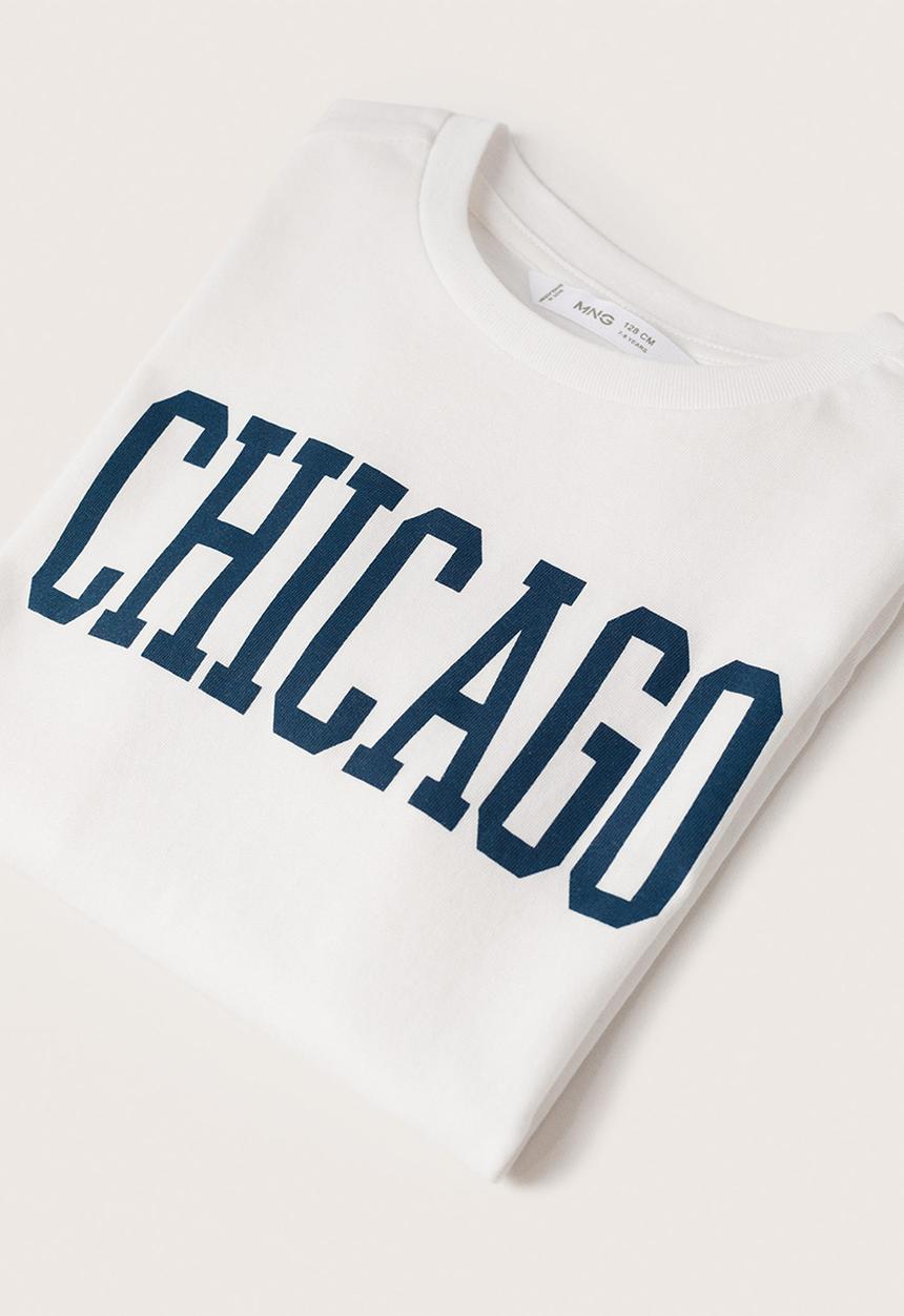MANGO - T-shirt boston - white