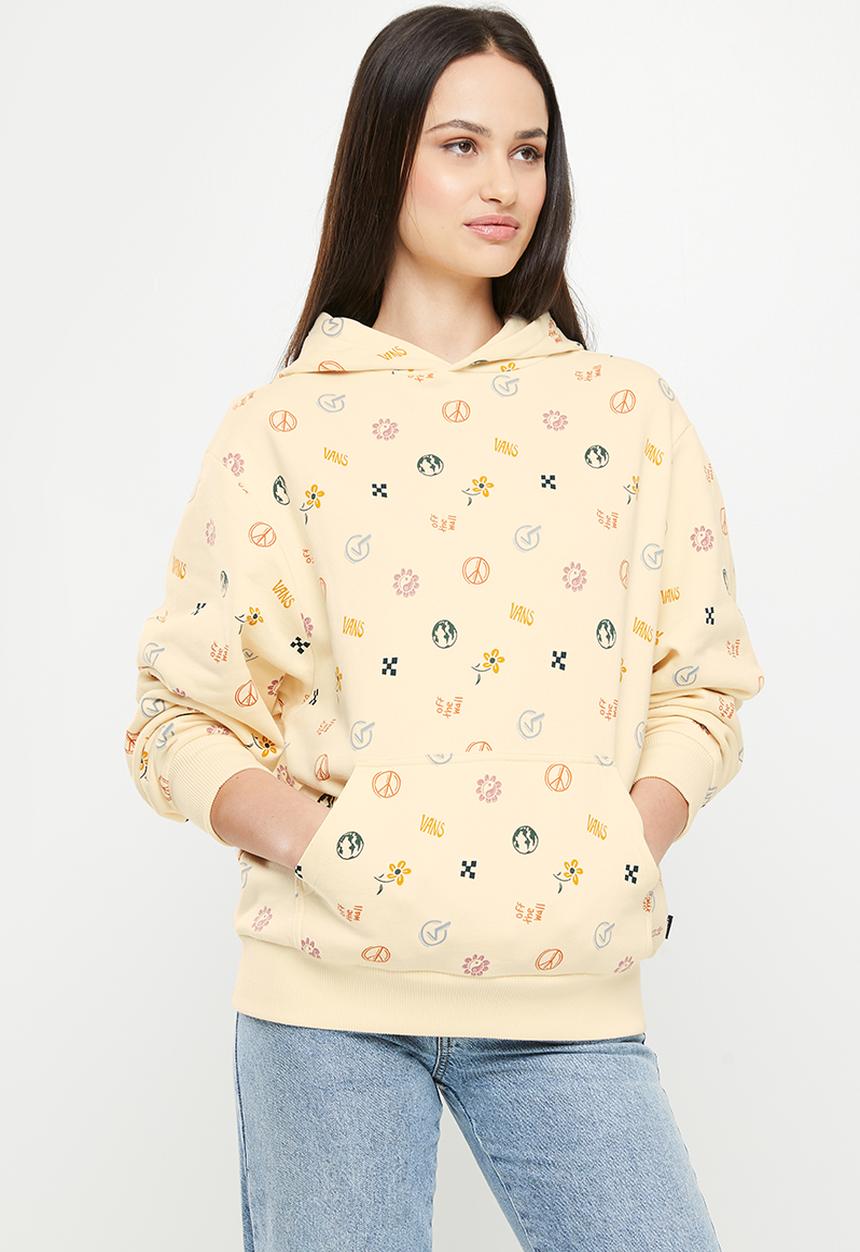 Vans - In our hands long sleeve hoodie - stone