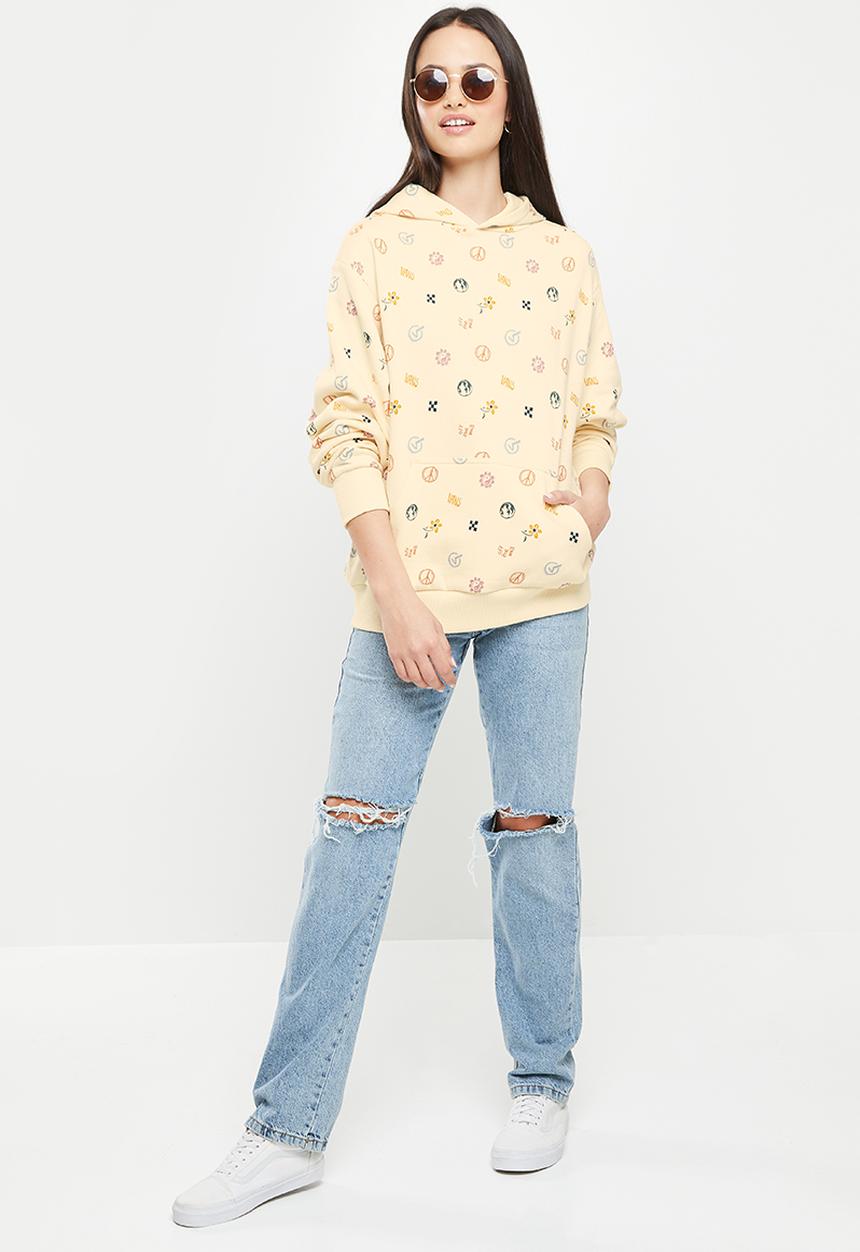 Vans - In our hands long sleeve hoodie - stone