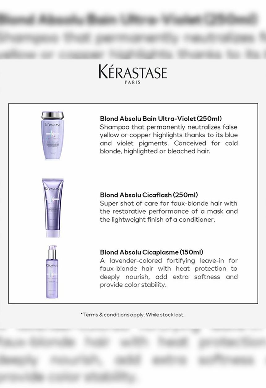 Kerastase  - Luminous Blond Ritual + Free Gift