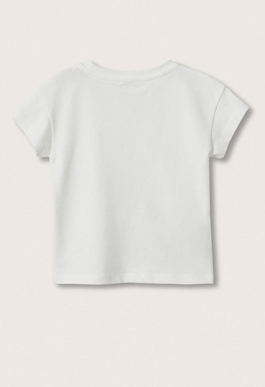MANGO - T-shirt yummy - white