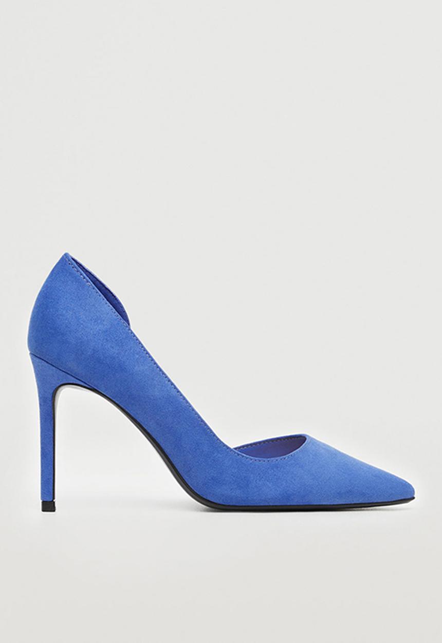 MANGO - Audrey3 asymmetric stiletto heel - medium blue