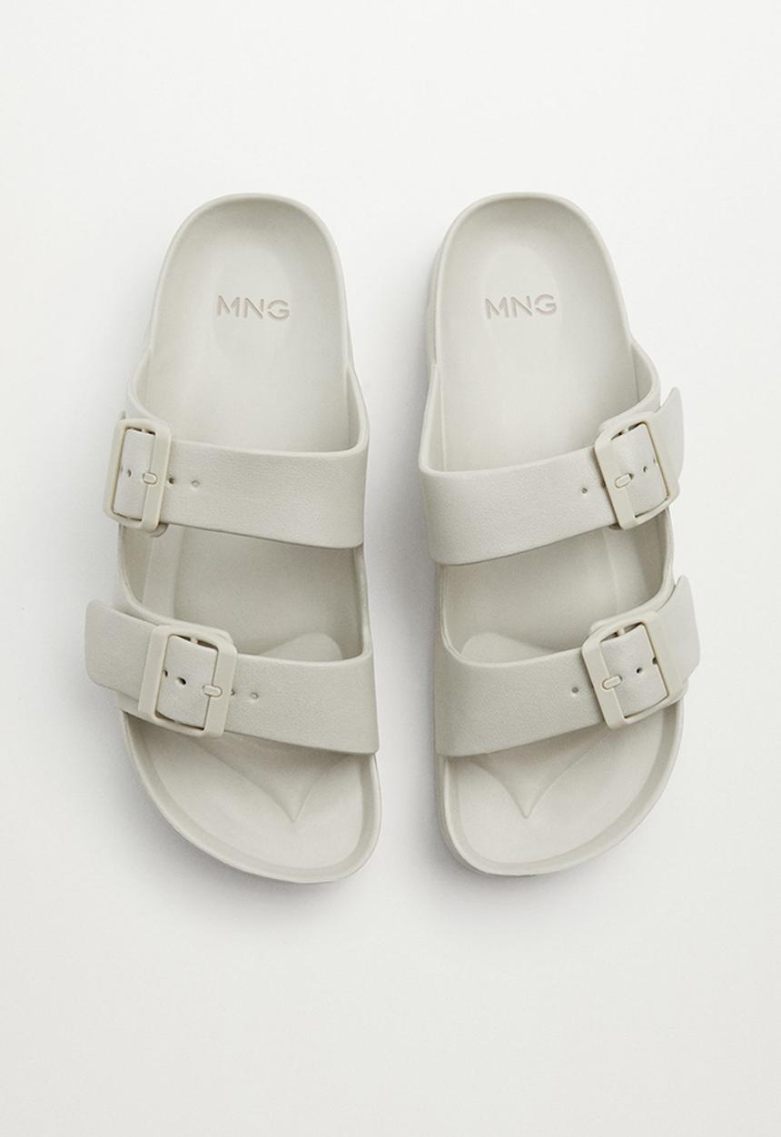 MANGO - Sandals biorub - sand