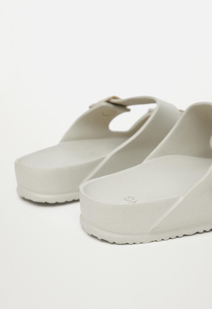 MANGO - Sandals biorub - sand