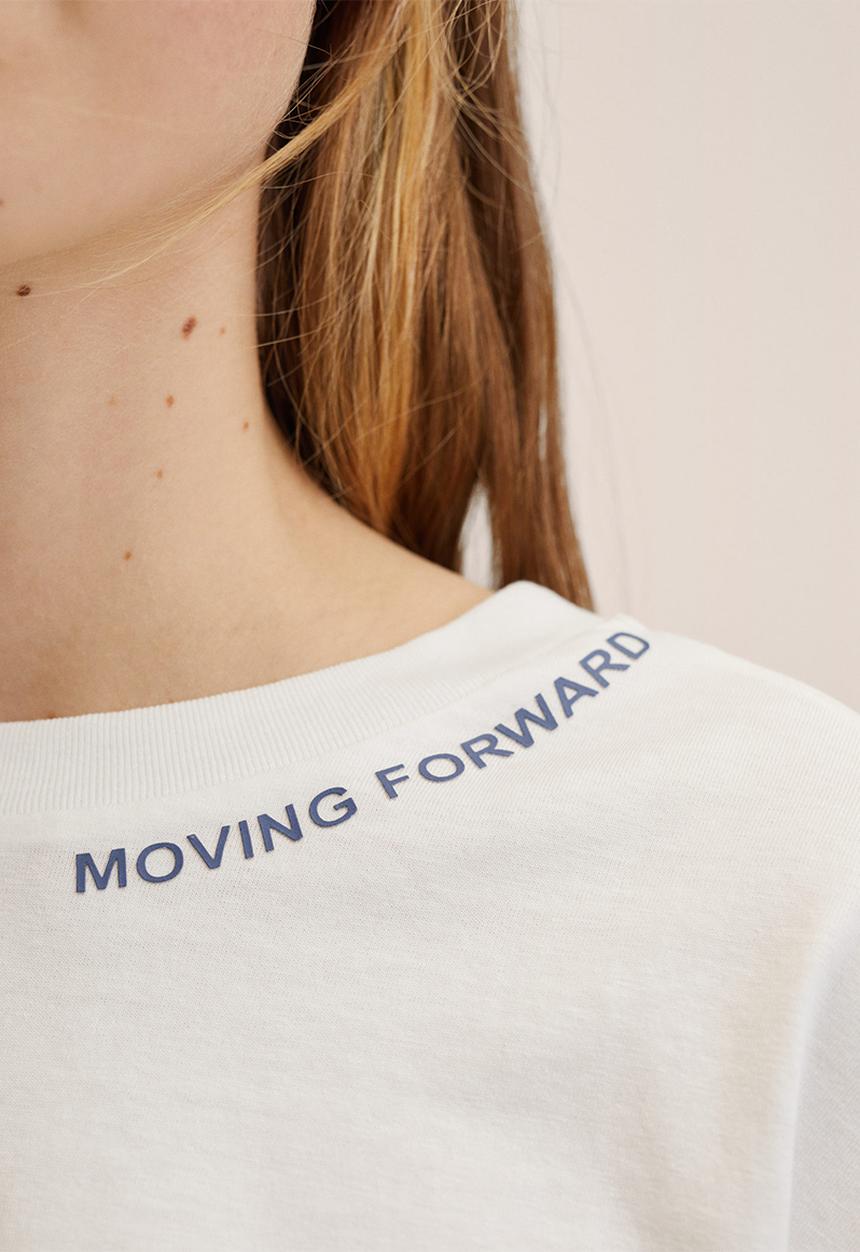 MANGO - T-shirt moving - white