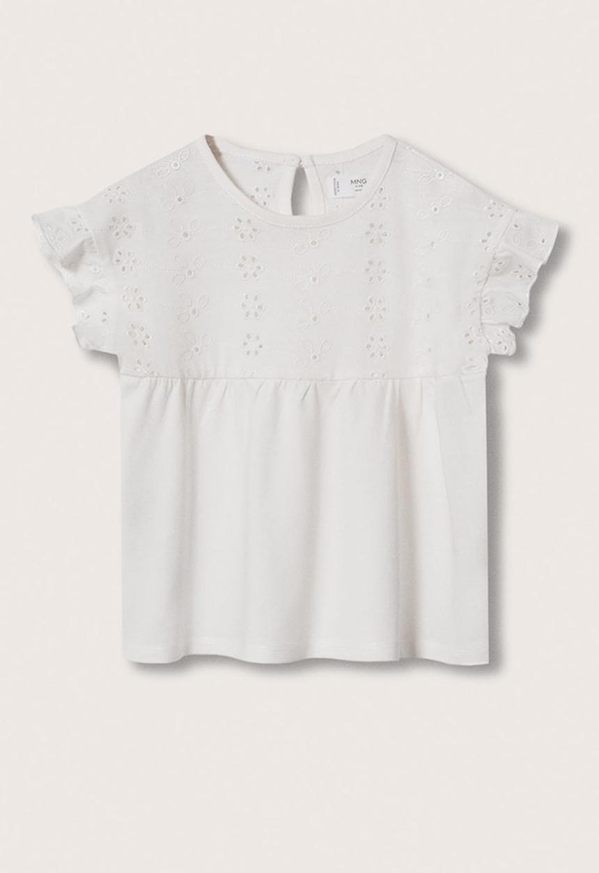 MANGO - T-shirt emily - white