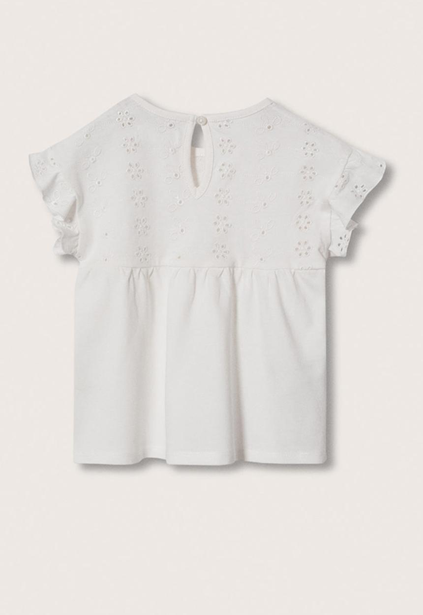 MANGO - T-shirt emily - white