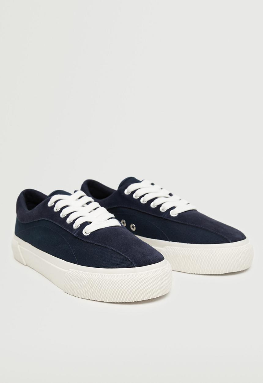 MANGO - Sport shoes la - navy
