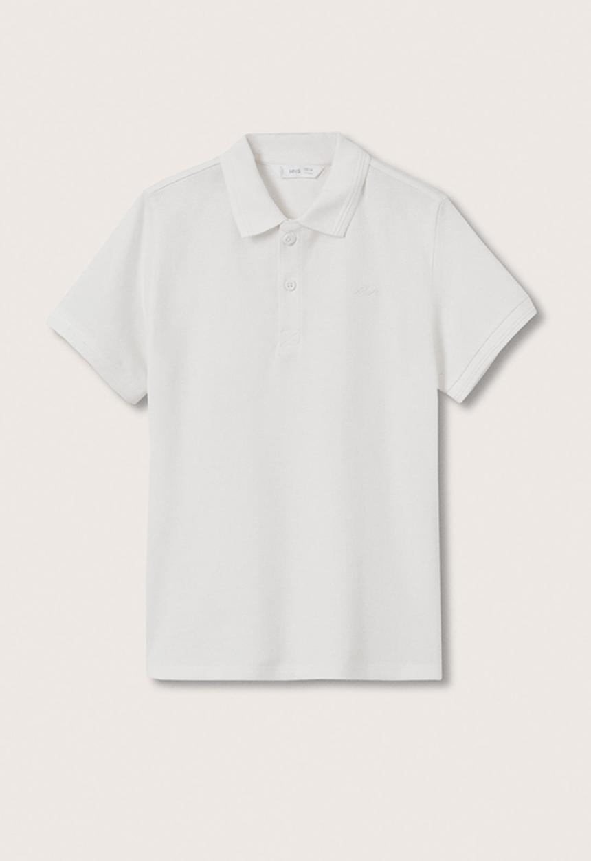 MANGO - Polo shirt javier - white