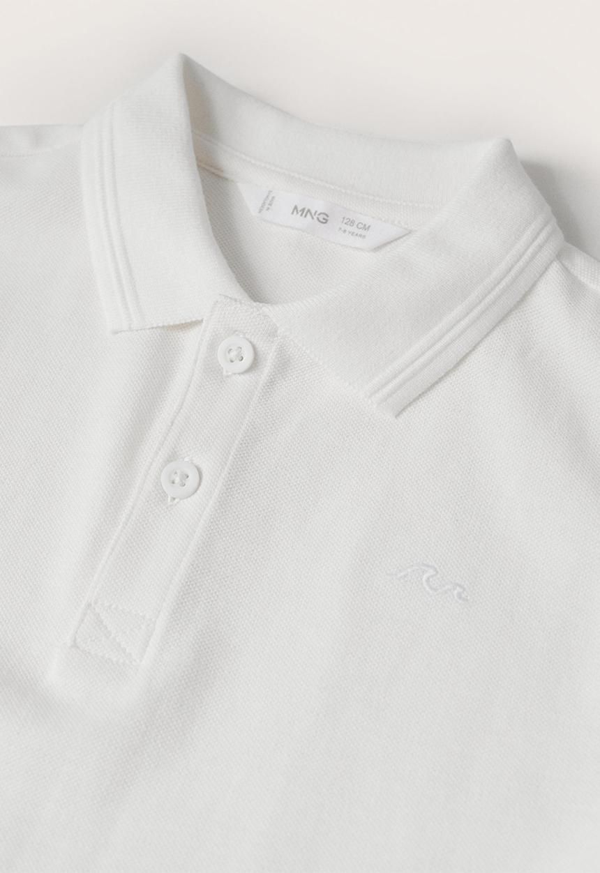 MANGO - Polo shirt javier - white