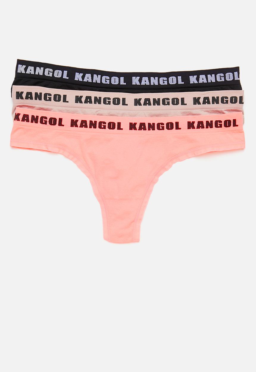 KANGOL - 3 Pack seamless thong - multi