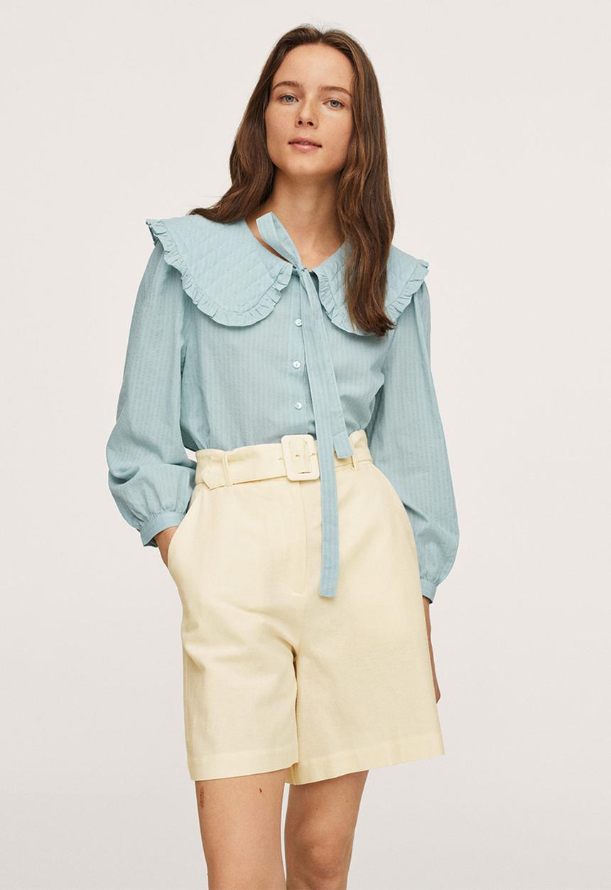 MANGO - Shorts mogambo-h - light beige