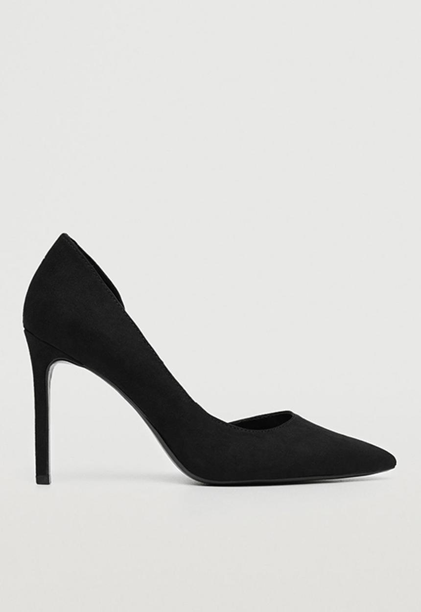 MANGO - Audrey5 asymmetric stiletto heel - black