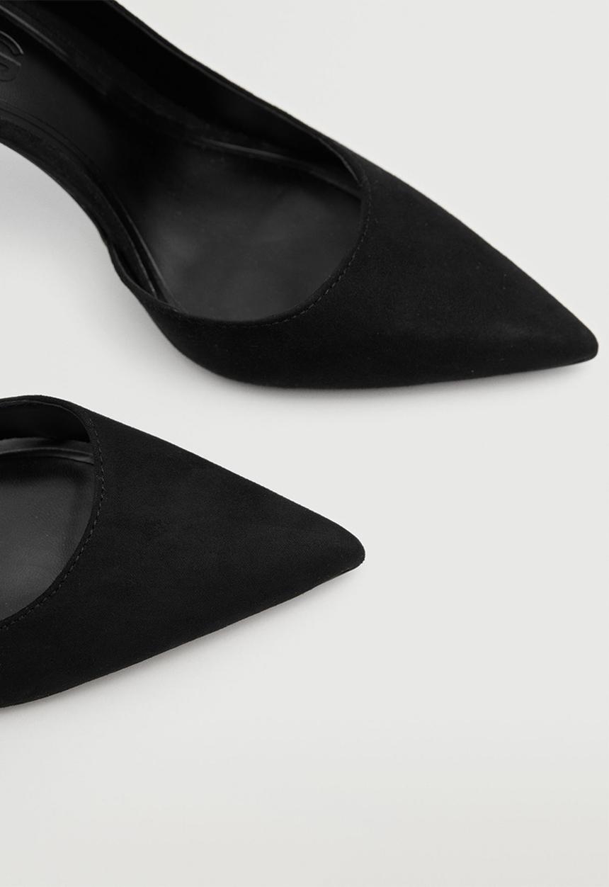 MANGO - Audrey5 asymmetric stiletto heel - black