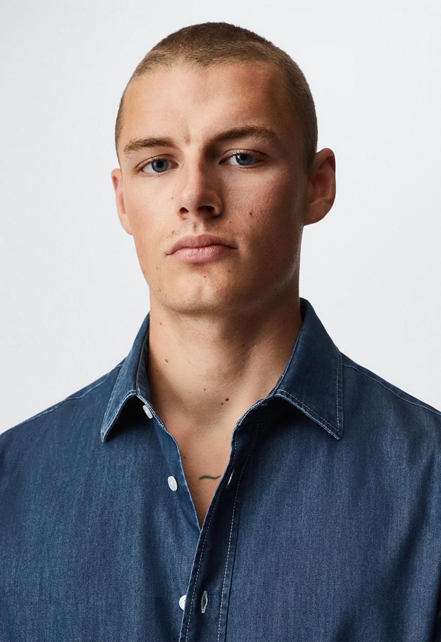 MANGO - Shirtsion - blue