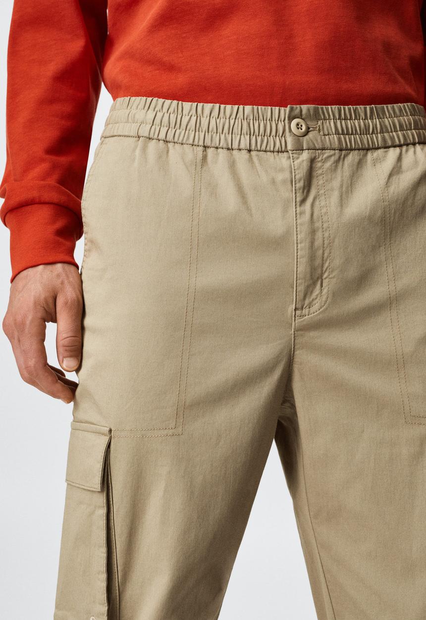 MANGO - Trousers cargo nakano - beige