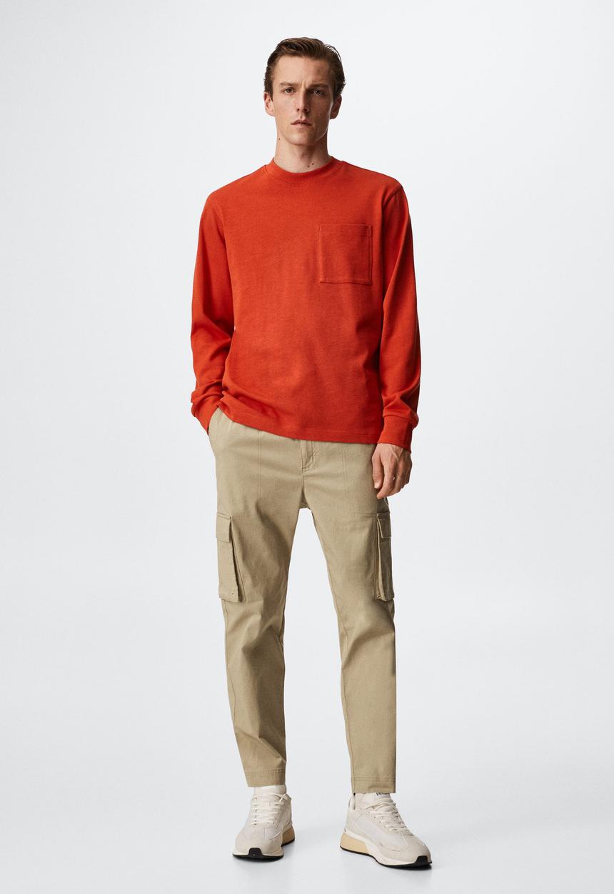 MANGO - Trousers cargo nakano - beige