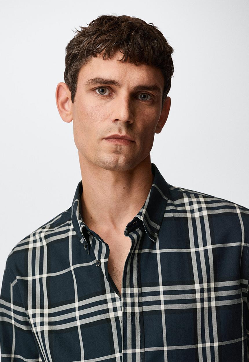 MANGO - Shirtpeille - blue