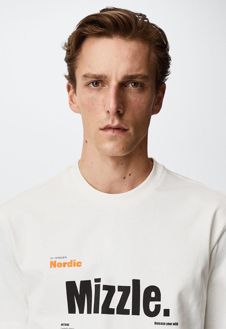 MANGO - T-shirt miltus - white