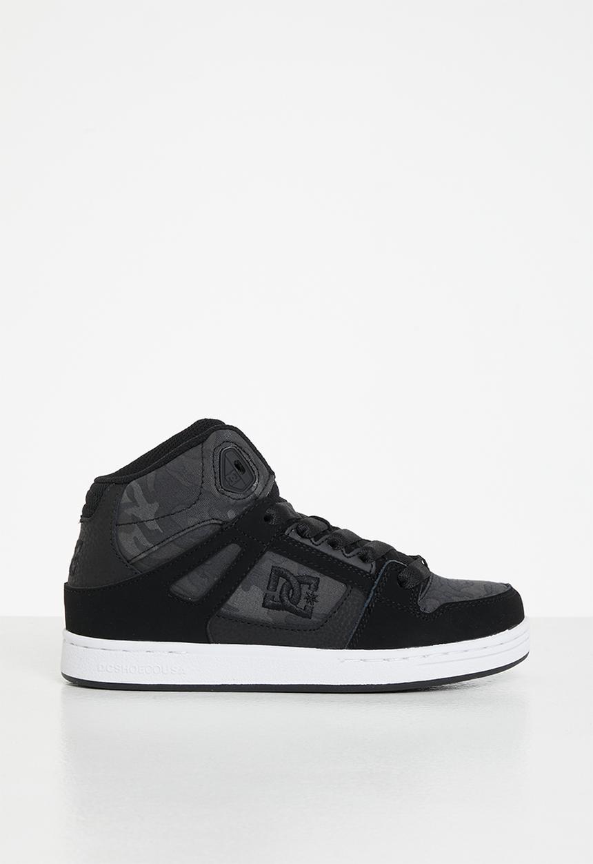 DC - Pure high-top - black camouflage