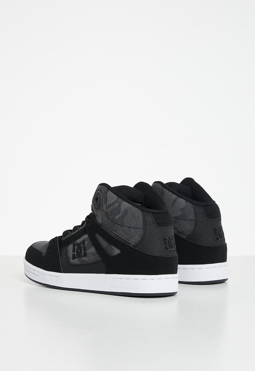 DC - Pure high-top - black camouflage