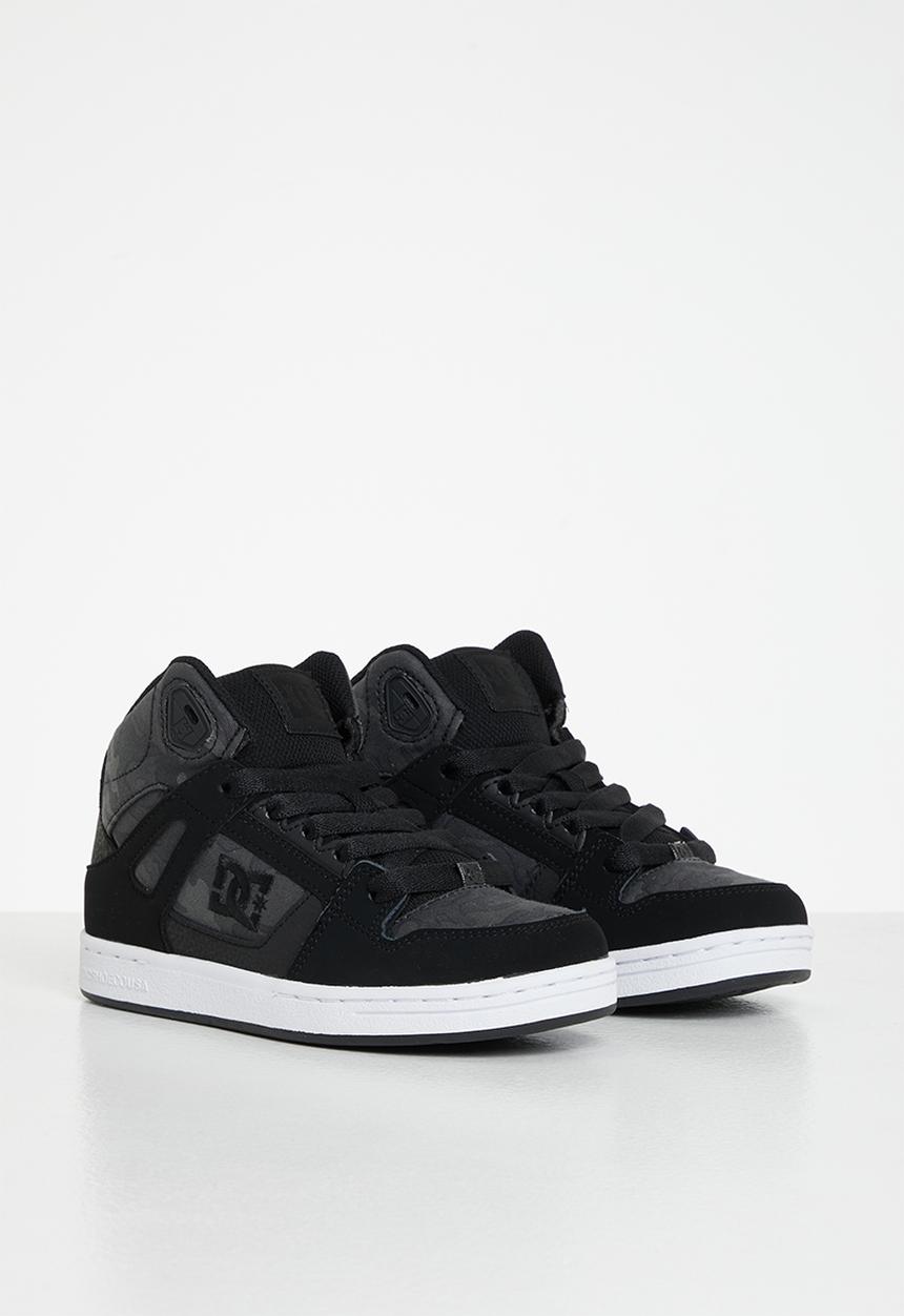 DC - Pure high-top - black camouflage