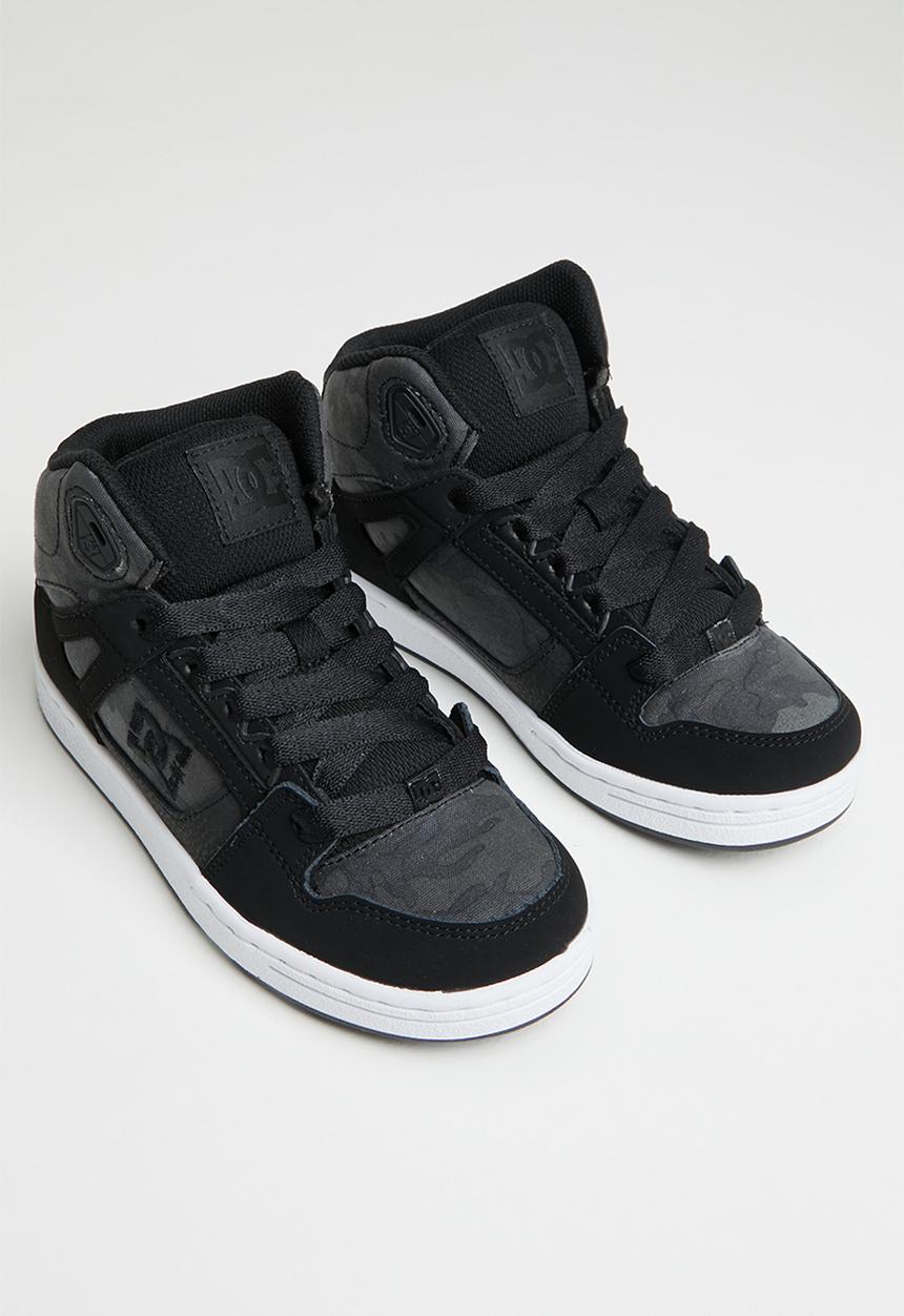 DC - Pure high-top - black camouflage