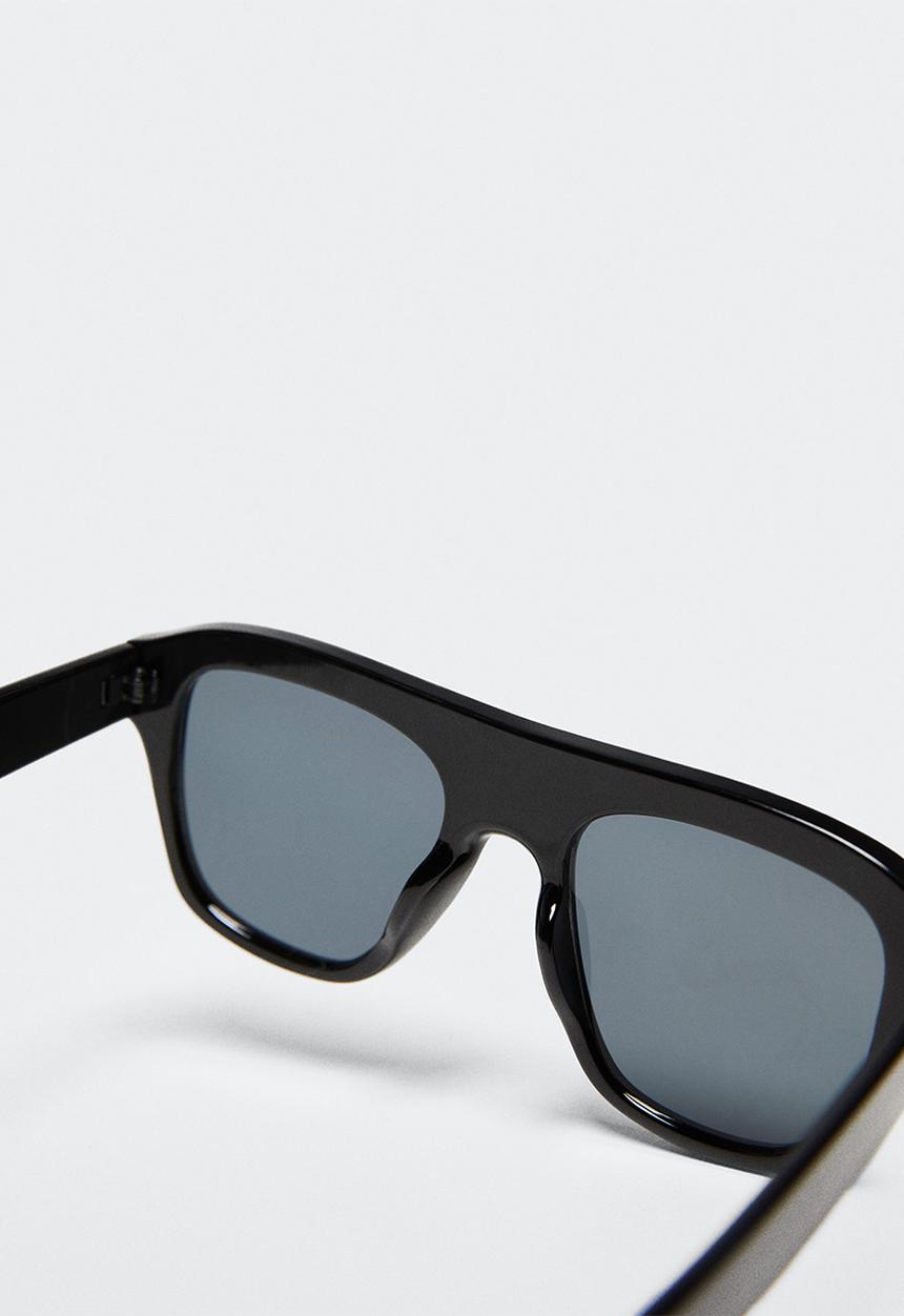 MANGO - Acetate frame sunglasses - black
