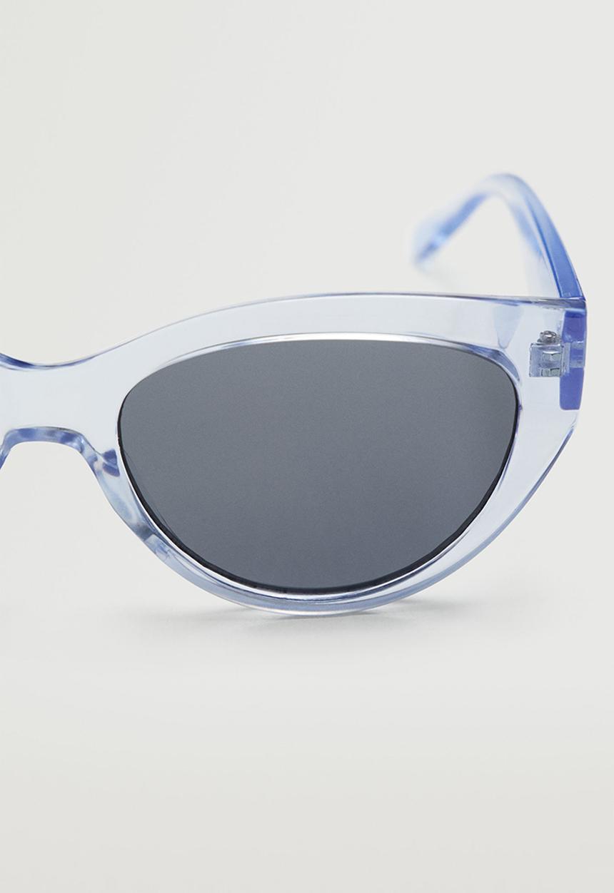 MANGO - Acetate frame sunglasses - blue