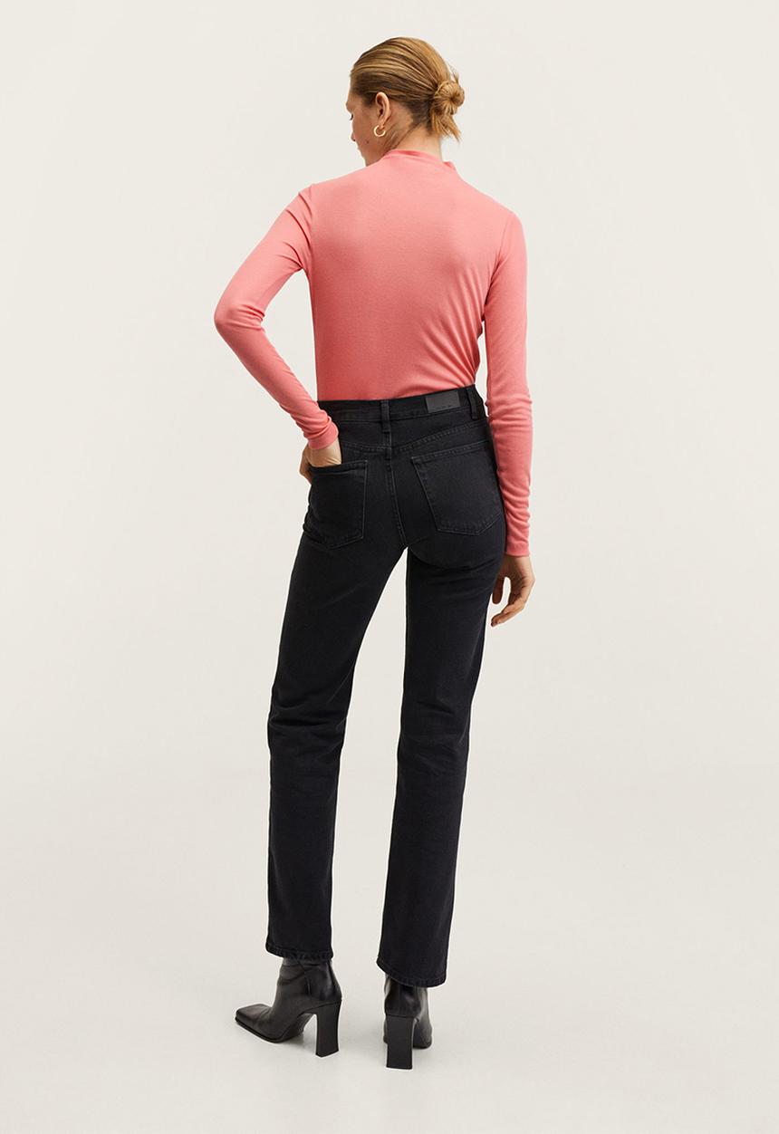 MANGO - T-shirt . philly - bright pink