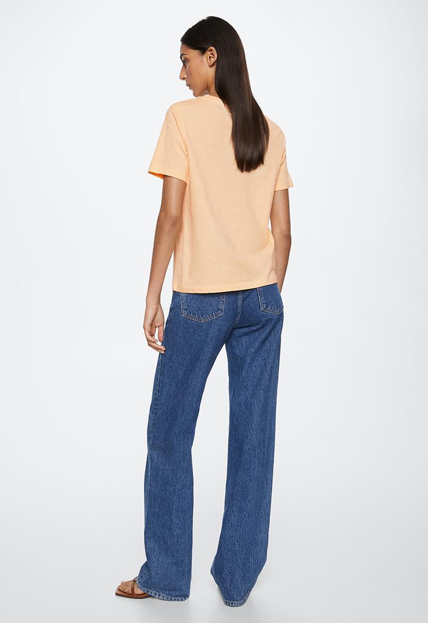 MANGO - T-shirt psgilubi - light pastel orange