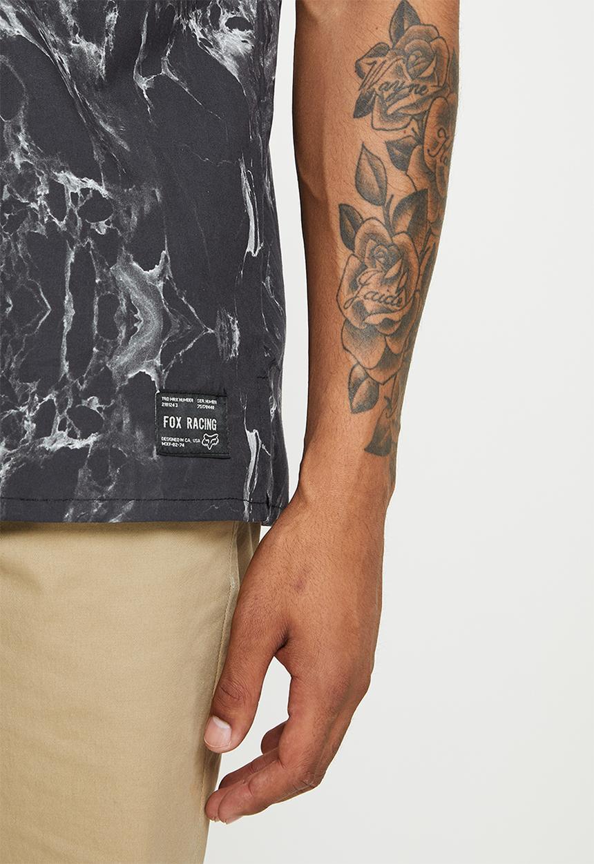 Fox - Karrera short sleeve woven - black