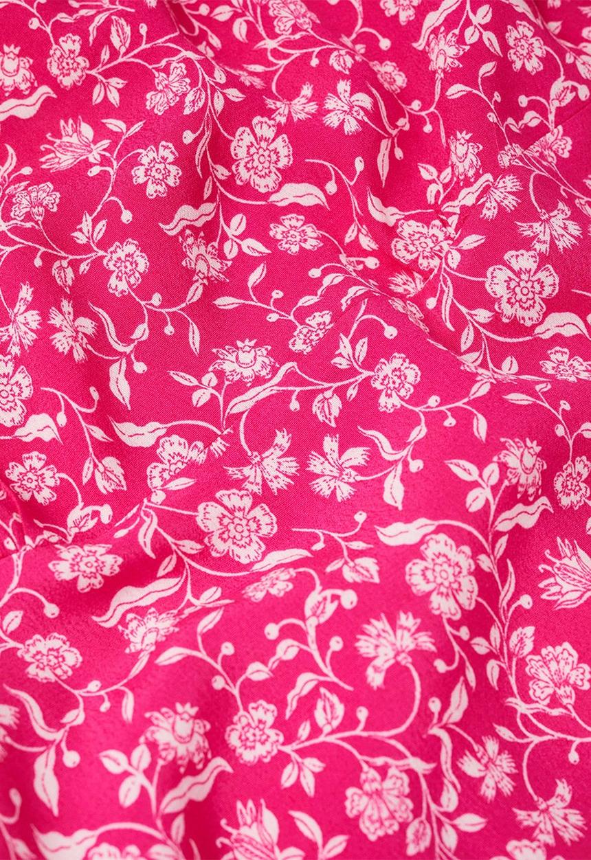 MANGO - Dress solange - bright pink