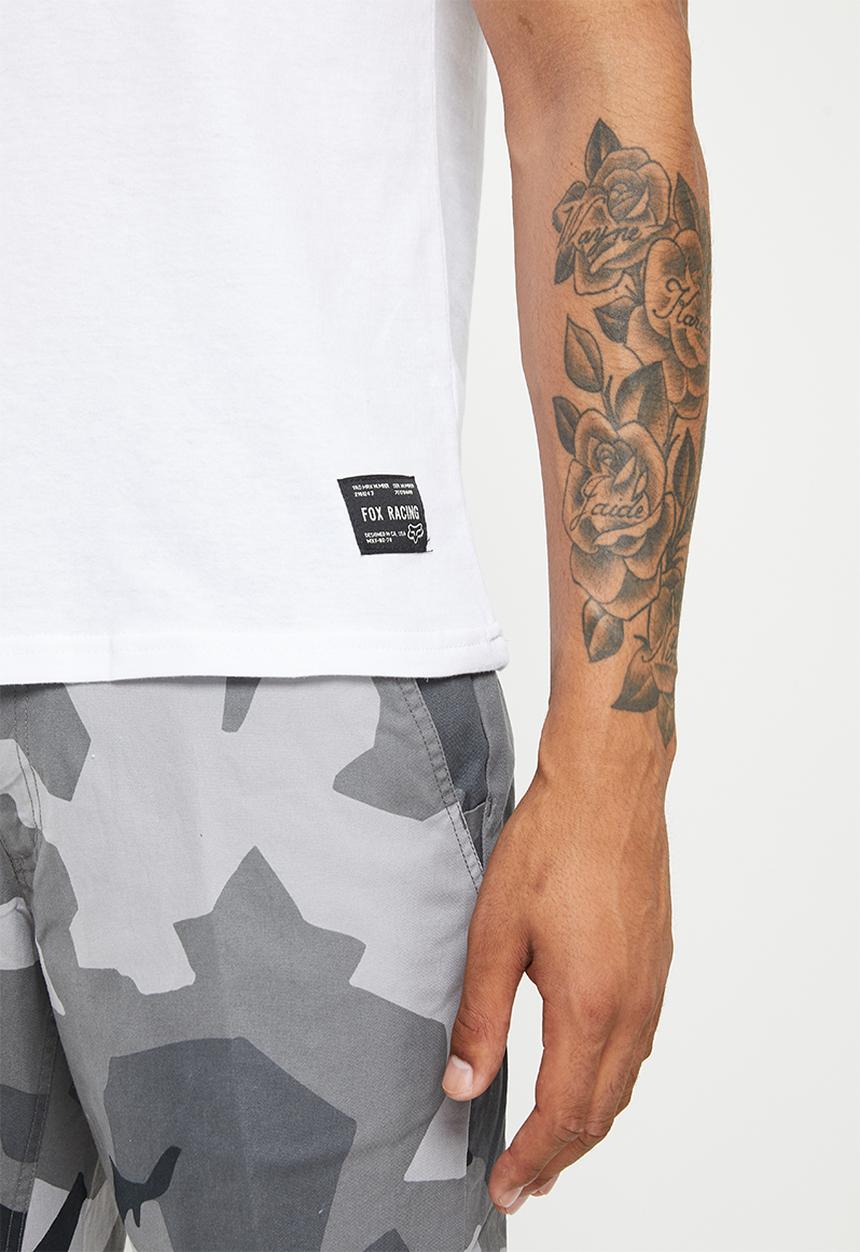 Fox - Pyre raglan short sleeve tee - white