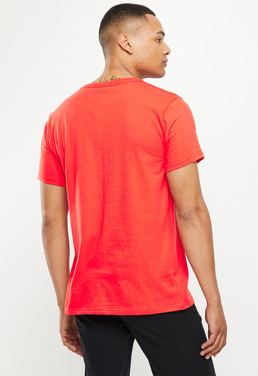 Fox - Burm short sleeve tee - flame red