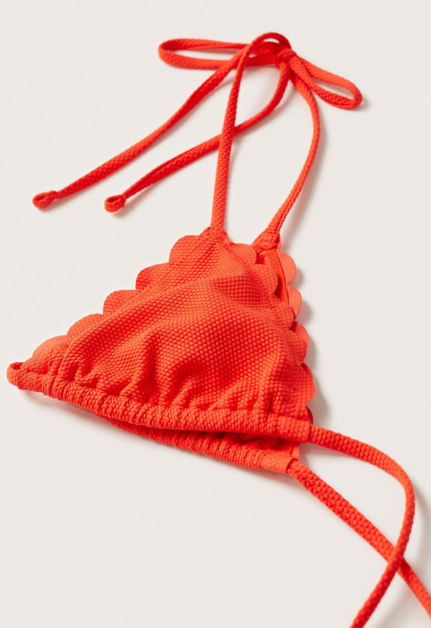 MANGO - Bikini top ondi - red