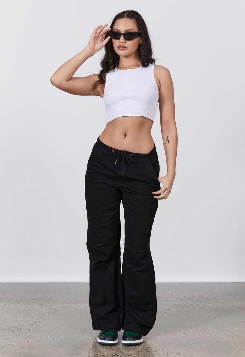 Factorie - High scoop neck tank - silver marle