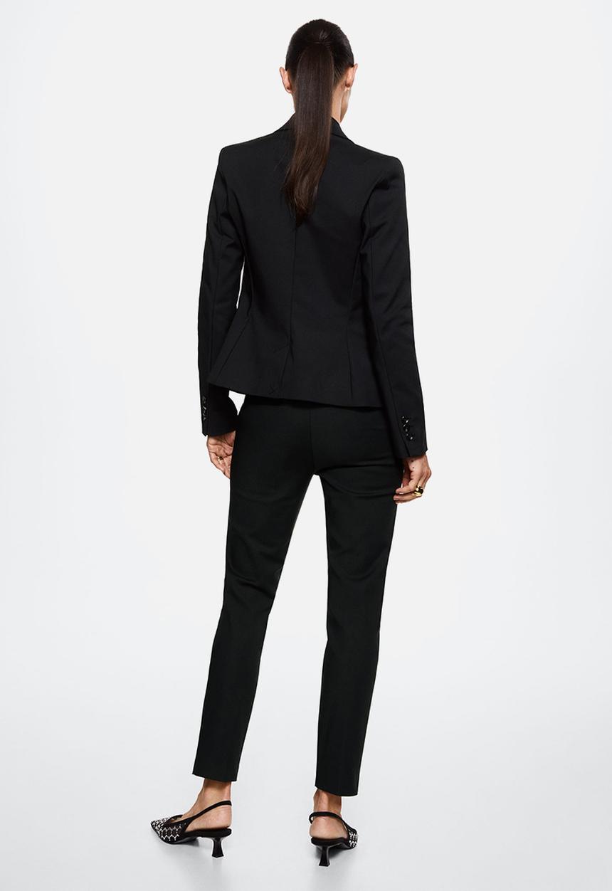 MANGO - Trousers cofi - black