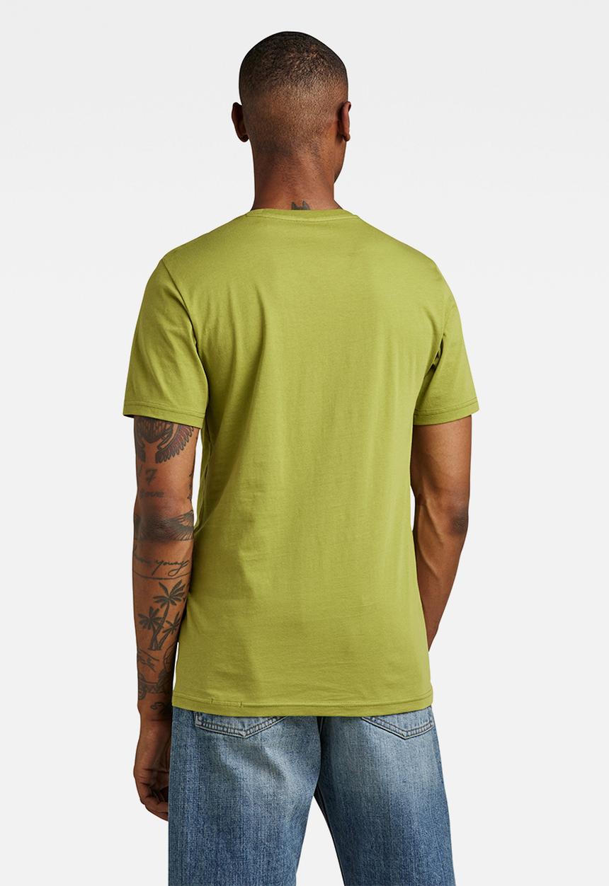 G-STAR - Raw originals slim T-shirt - fresh olive