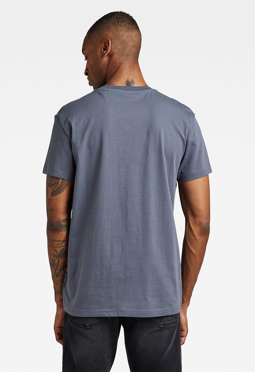 G-STAR - Originals label T-shirt - fantem blue
