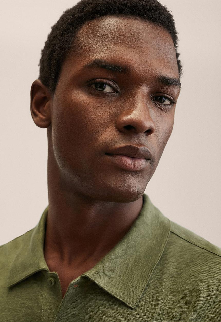 MANGO - Polo shirt amberes - green