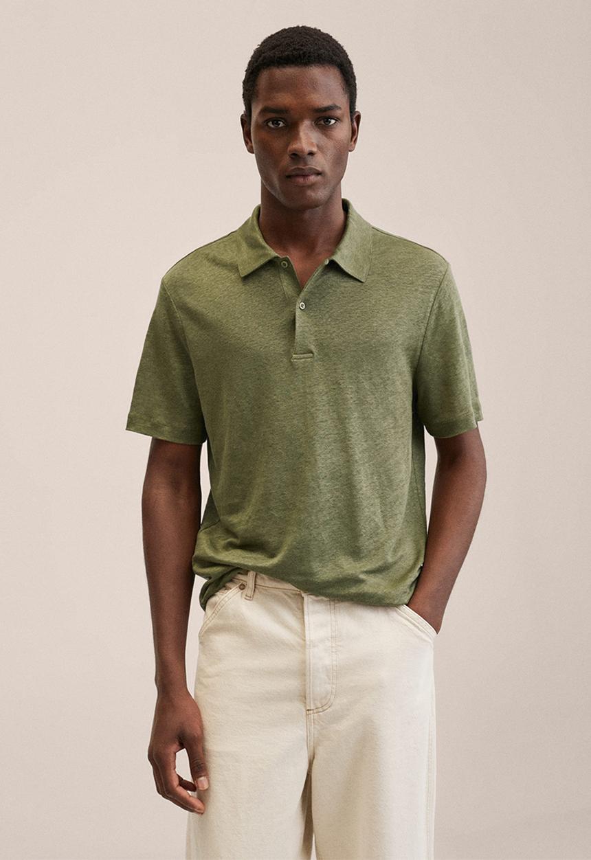 MANGO - Polo shirt amberes - green