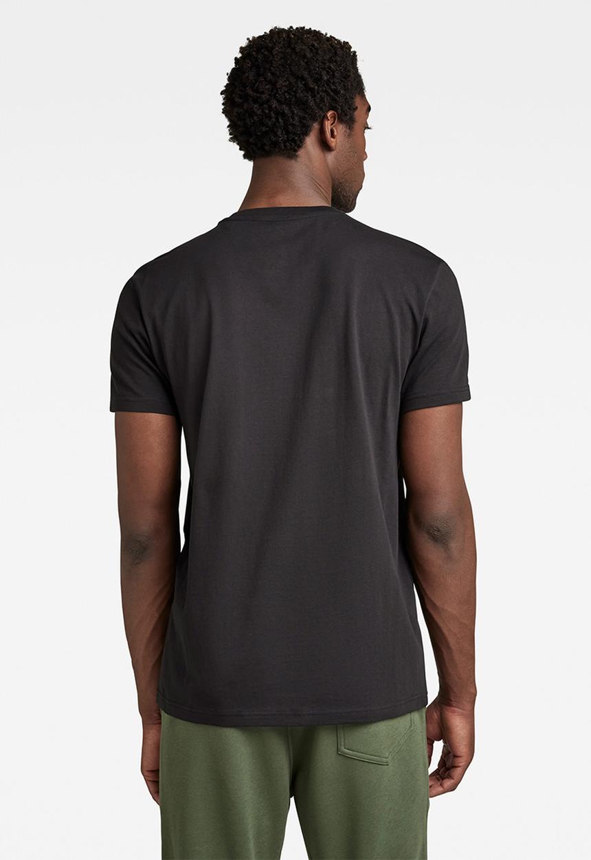 G-STAR - Stencil raw T-shirt - dark black