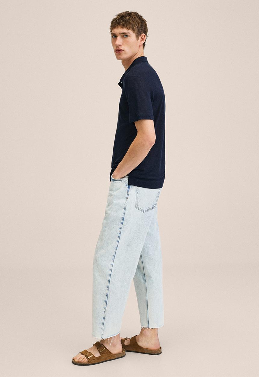 MANGO - Polo shirt amberes - navy