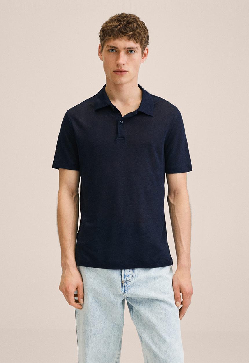 MANGO - Polo shirt amberes - navy