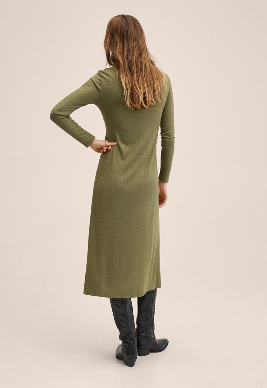 MANGO - Dress palson - khaki