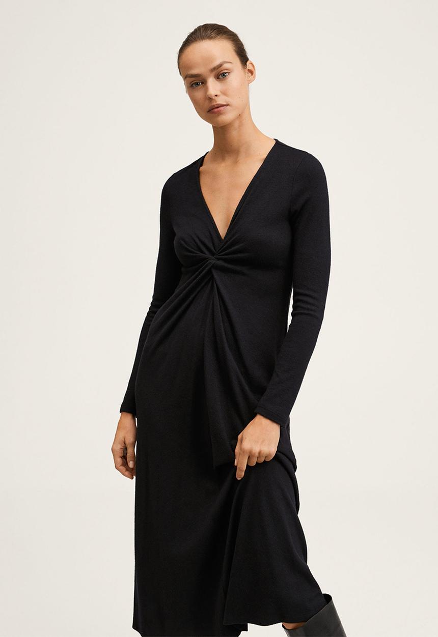 MANGO - Dress palson - black