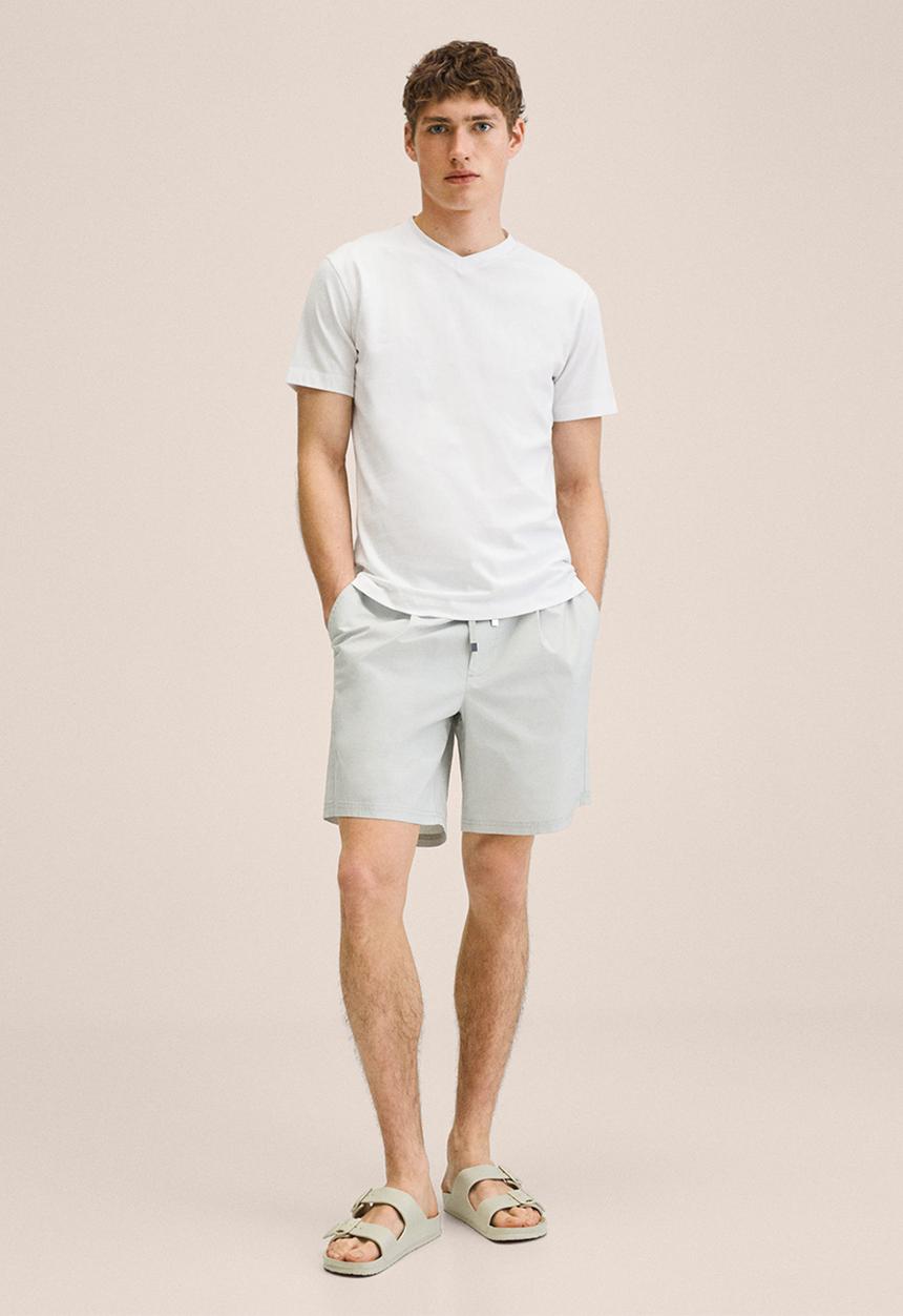 MANGO - Tiber bermuda shorts  - grey